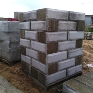Стеновые панели, блоки  и мегаблоки, изготовленные из полистиролбетона