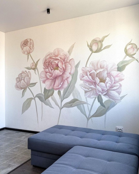 Фрески на стену в интерьере: способы нанесения и модные тенденции  | ivd.ru