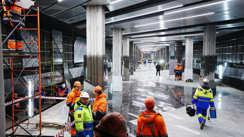 В Москве к концу года завершат строительство восьми станций метро