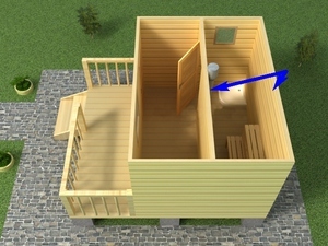 Как строится баня из бруса 4 на 4 ?