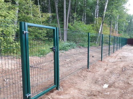 Установка 3Д забора