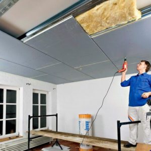 Применения гипсокартона