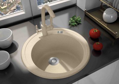 Кухонные мойки из искусственного камня: плюсы