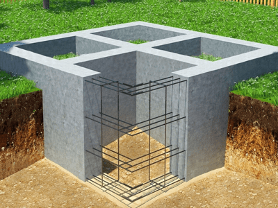 Типы фундаментов для частного дома