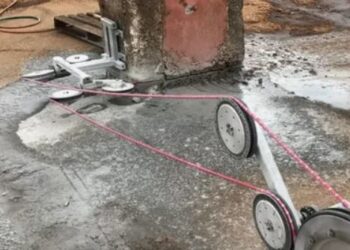 Применение канатной резки в демонтаже