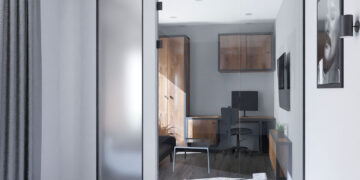 Зонирование кухни стеклянными перегородками — обзор Fenix-glass.pro