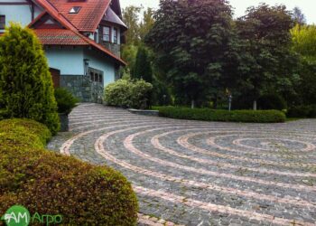 Мощение площадок: методы укладки