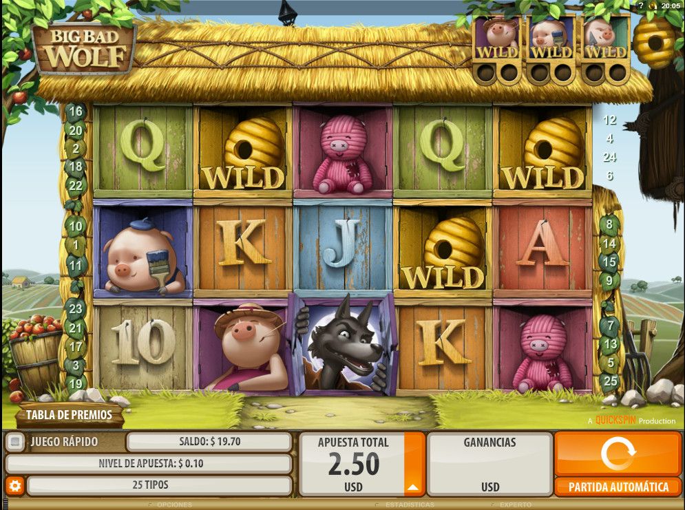 Как играть в игровой автомат Big Bad?