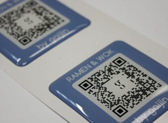 Объемные наклейки с полимерной смолой