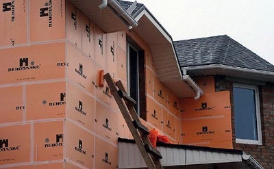 Утепление дома пенополистиролом