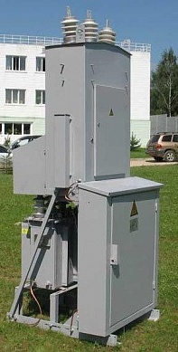 Монтаж мачтовых трансформаторных подстанций