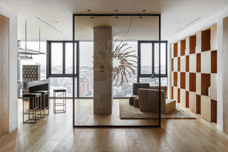 Стеклянные перегородки: мгновенно делают интерьер квартиры необычным и индивидуальным