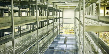 Металлические полки для склада