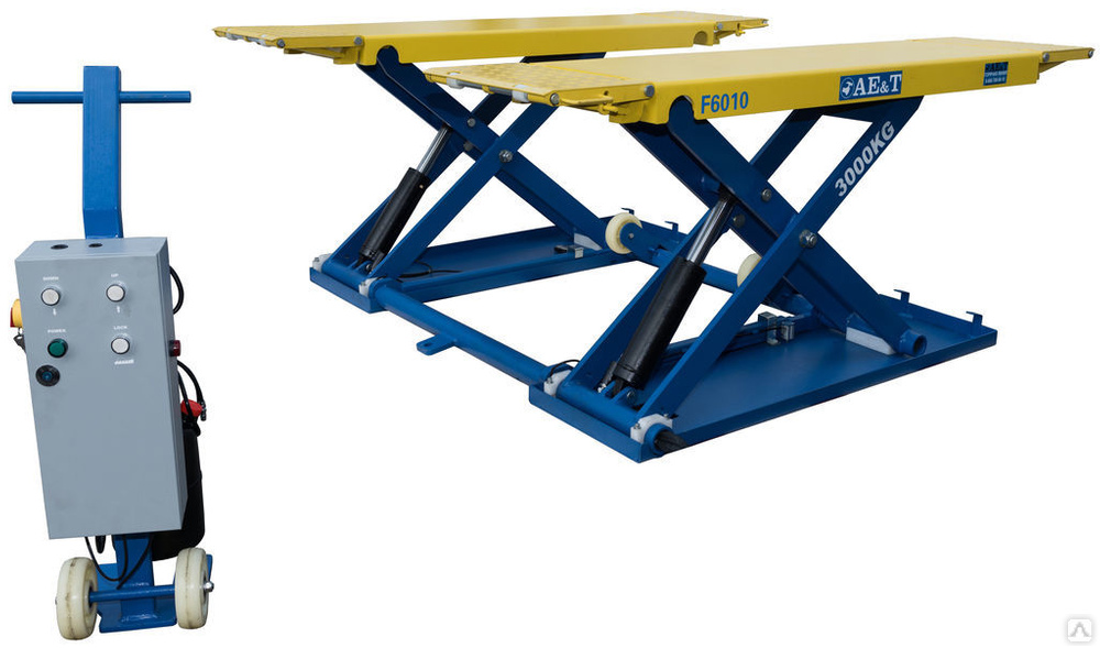 Что представляет собой ножничный подъёмник?