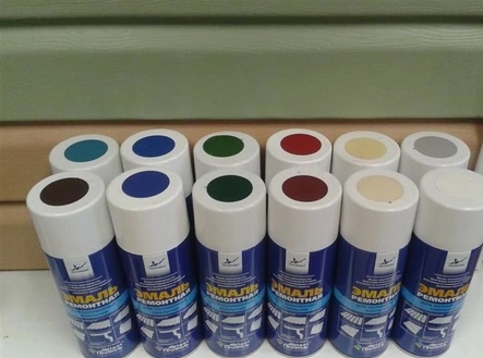 Применение аэрозольных красок в строительстве