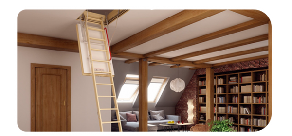 Преимущества чердачных лестниц