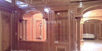 Стеновые панели для магазинов от столярной мастерской «Амурлес»