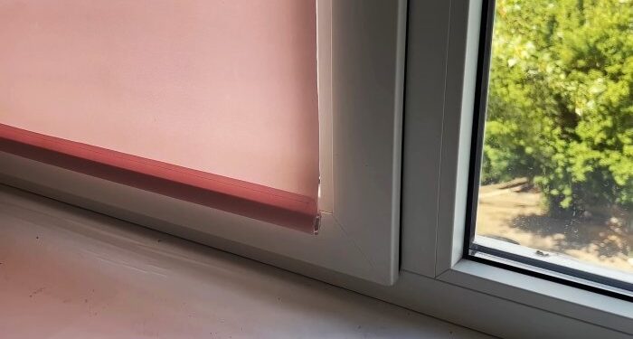 Как сделать копеечные направляющие для рулонных штор