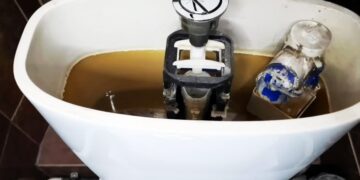 Как в два счета удалить известь и ржавчину из бачка унитаза