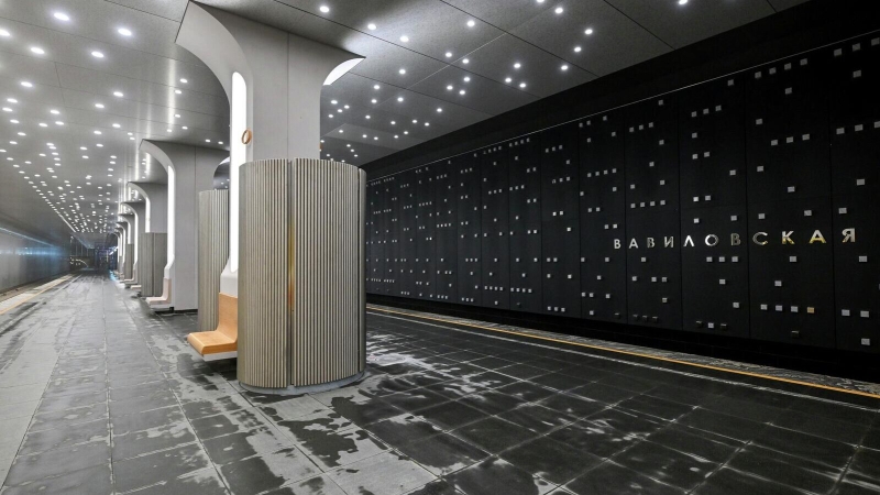 На станции метро "Вавиловская" в Москве построили подземный переход