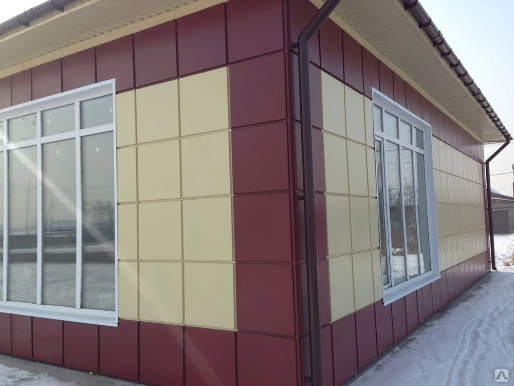 Применение стальных композитных панелей