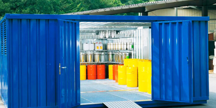Склад ЛВЖ контейнерный: конструкция и преимущества