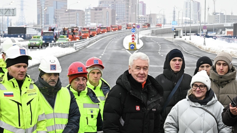 Собянин открыл дублер Калужского шоссе в Коммунарке
