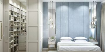 Спальня с гардеробной: преимущества, идеи дизайна и советы по обустройству