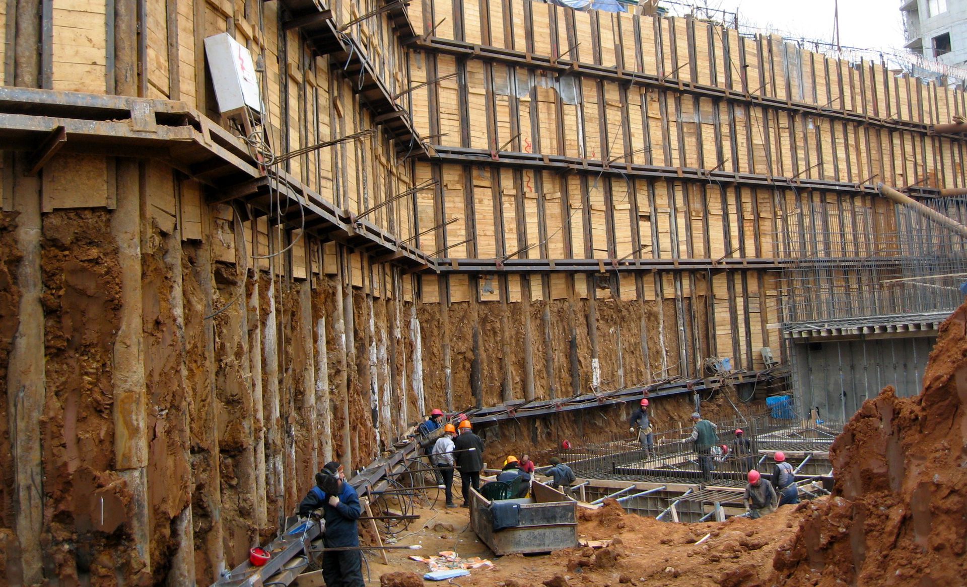 Технология шпунтового ограждения котлованов