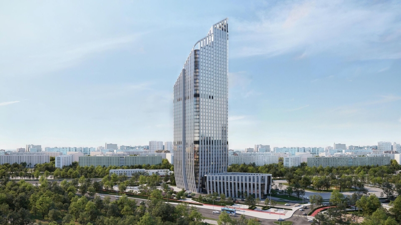 В Москве одобрили облик 200-метрового бизнес-центра в Южном порту