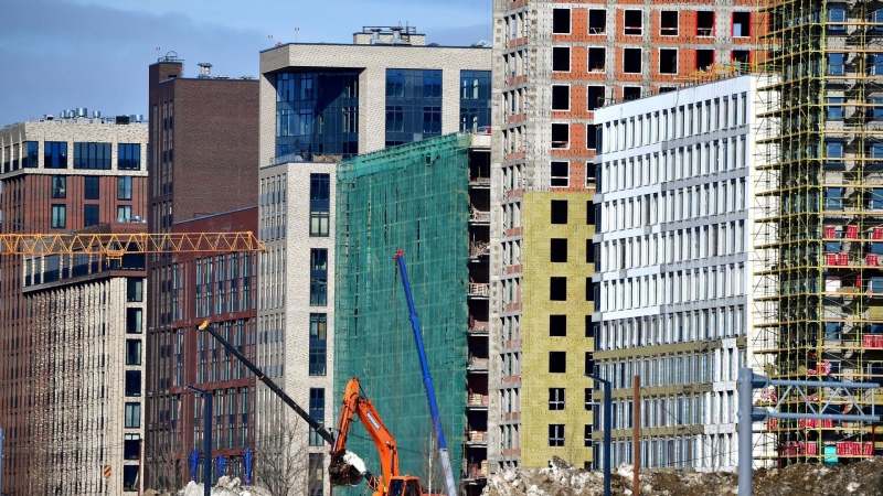 В Москве с начала года разрешили построить более 8 млн "квадратов" жилья