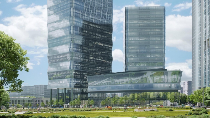 Власти Москвы одобрили облик высотного бизнес-центра в Можайском районе