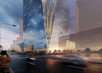 Власти Москвы утвердили облик небоскреба в Северном речном порту