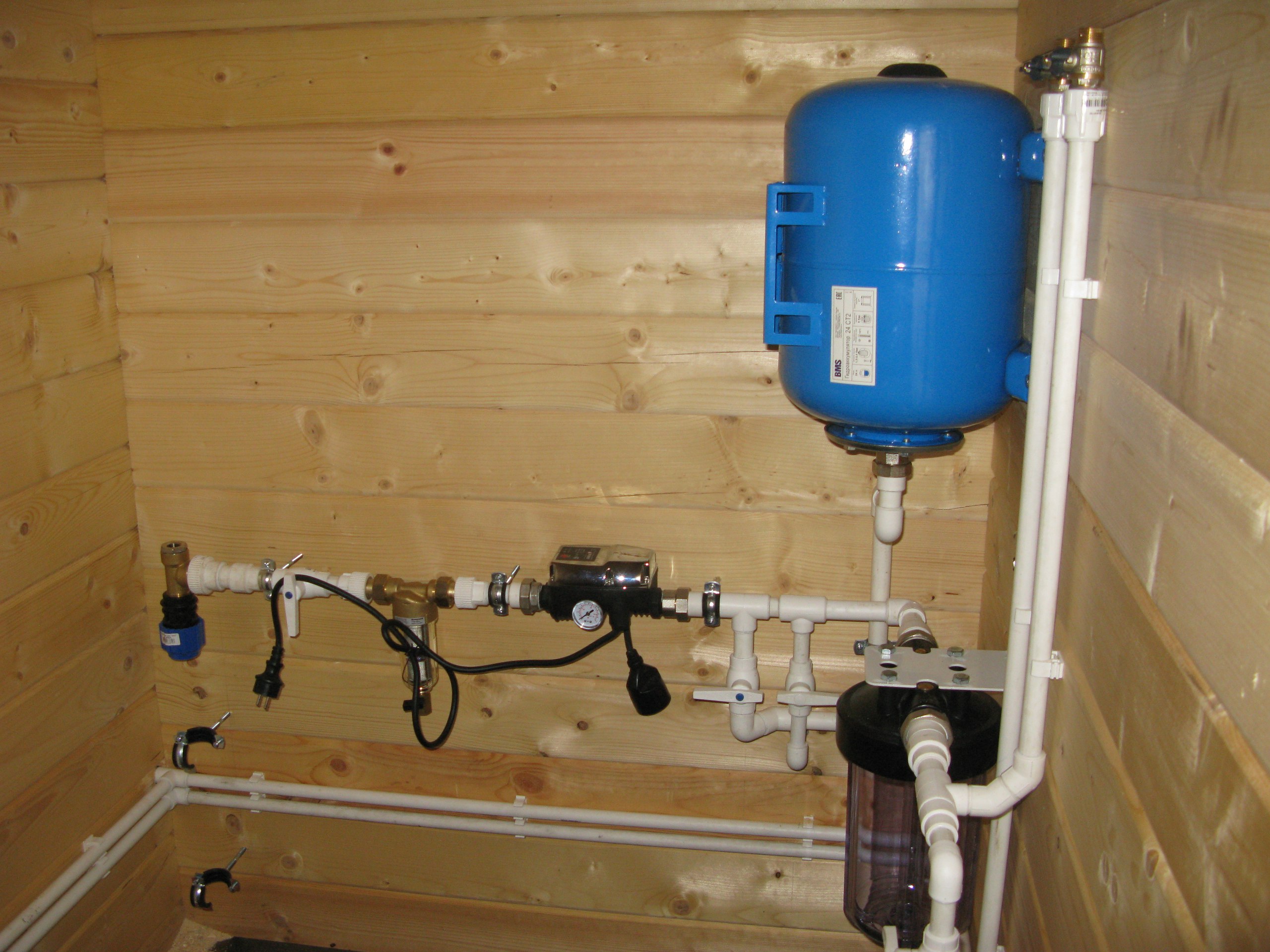 Организация водоснабжения в частном доме