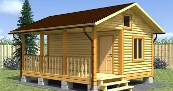 Какие отличия имеет баня из сухого бруса