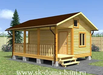 Какие отличия имеет баня из сухого бруса