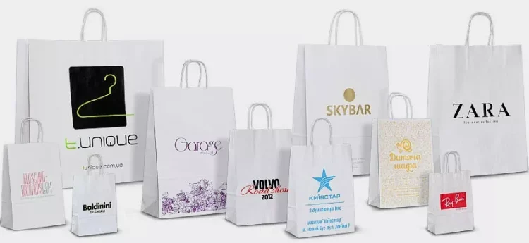 Производство бумажных пакетов с логотипом